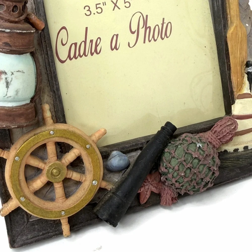 Nautical Coastal Ceramic Picture Frame